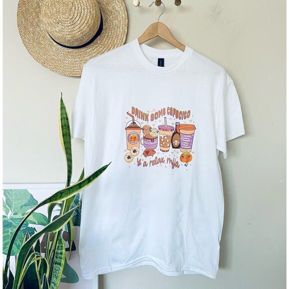 “Drink Some Cafecito ” Shirt NWOT - Picture 2 of 5